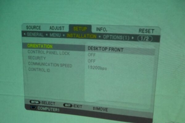 NEC NP410W Multimedia Projector