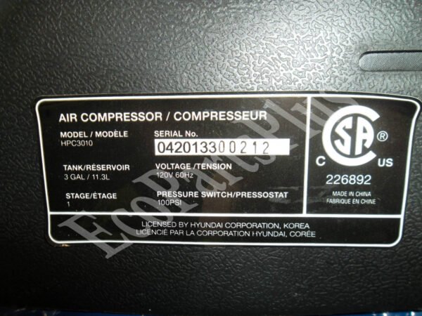 Hyundai Air compressor